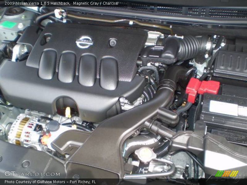 Magnetic Gray / Charcoal 2009 Nissan Versa 1.8 S Hatchback