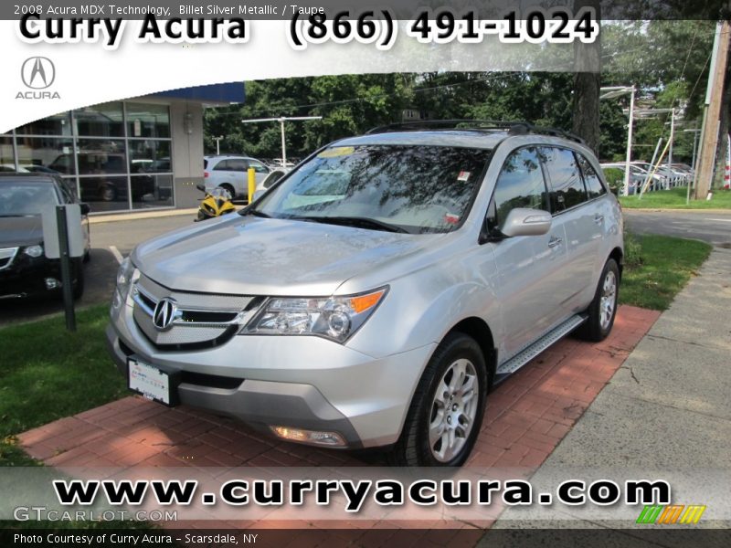 Billet Silver Metallic / Taupe 2008 Acura MDX Technology
