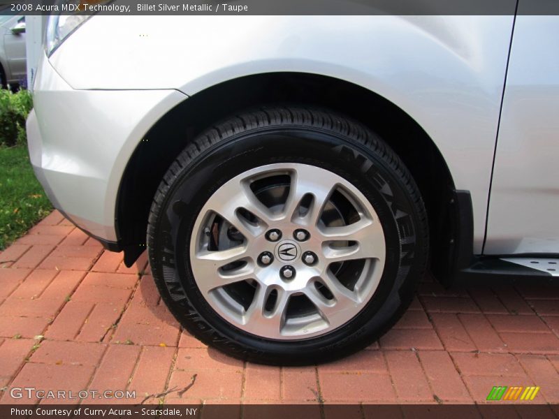 Billet Silver Metallic / Taupe 2008 Acura MDX Technology