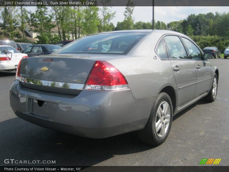 Dark Silver Metallic / Gray 2007 Chevrolet Impala LS