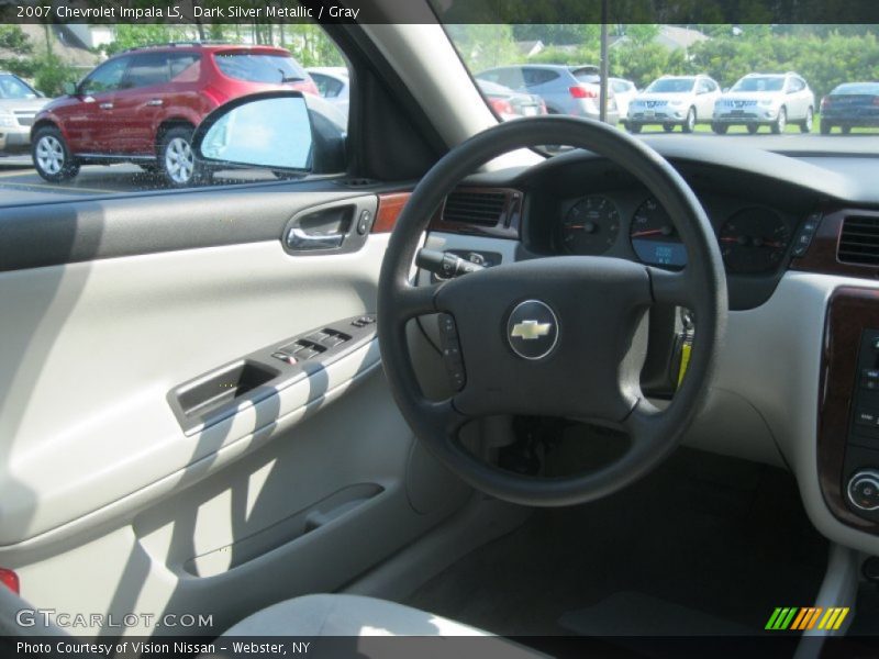 Dark Silver Metallic / Gray 2007 Chevrolet Impala LS