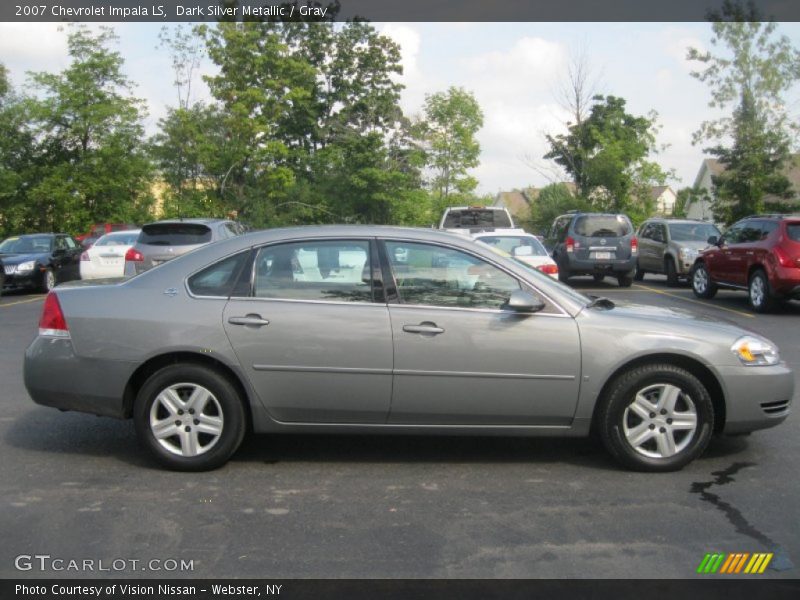 Dark Silver Metallic / Gray 2007 Chevrolet Impala LS