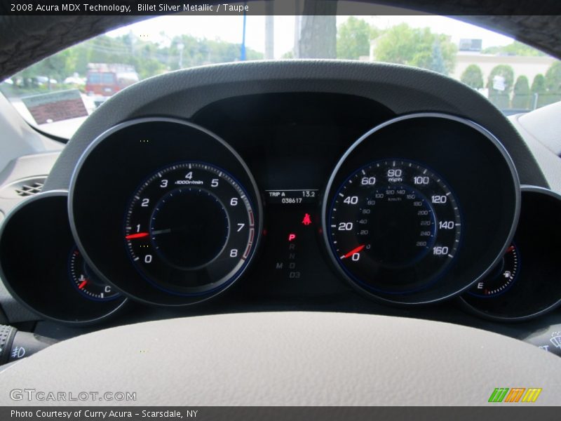 Billet Silver Metallic / Taupe 2008 Acura MDX Technology