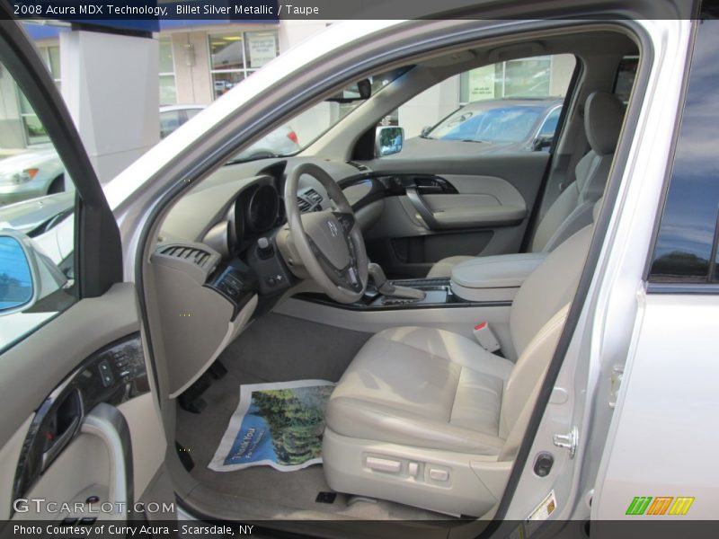 Billet Silver Metallic / Taupe 2008 Acura MDX Technology