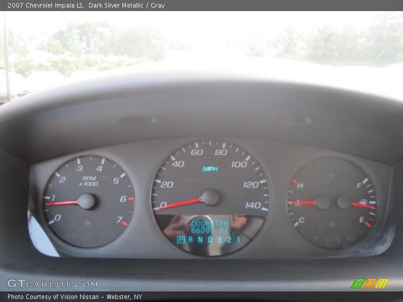 Dark Silver Metallic / Gray 2007 Chevrolet Impala LS