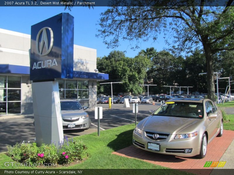 Desert Mist Metallic / Parchment 2007 Acura TL 3.2