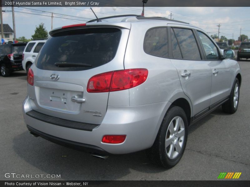 Bright Silver / Gray 2007 Hyundai Santa Fe Limited