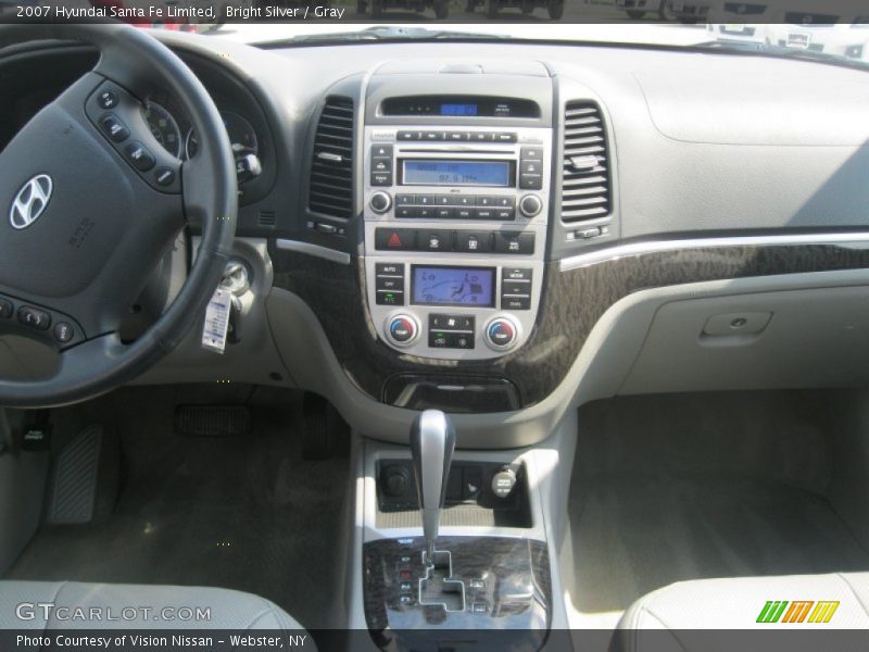 Bright Silver / Gray 2007 Hyundai Santa Fe Limited