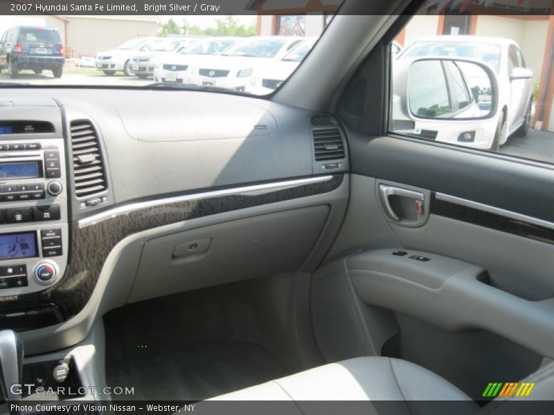 Bright Silver / Gray 2007 Hyundai Santa Fe Limited