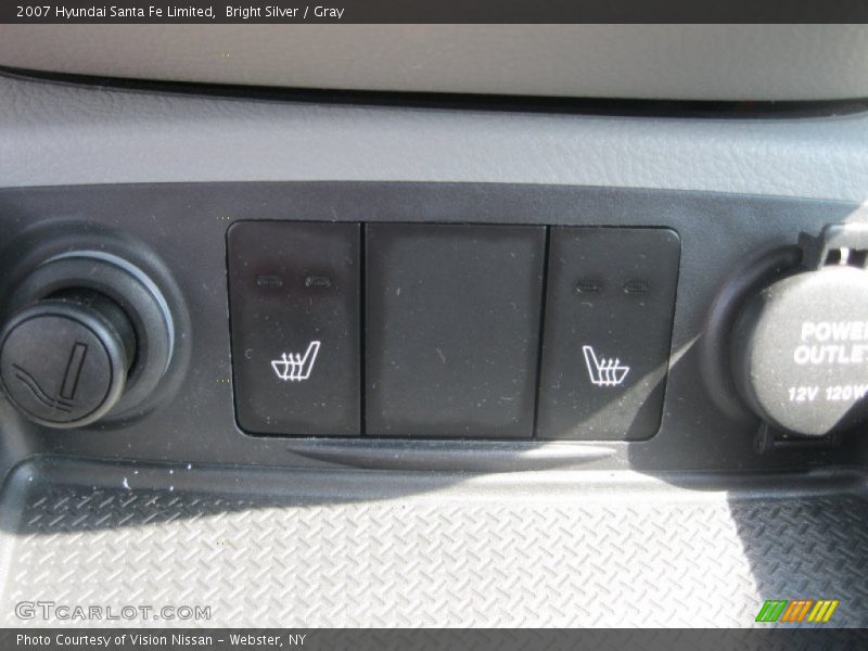 Bright Silver / Gray 2007 Hyundai Santa Fe Limited