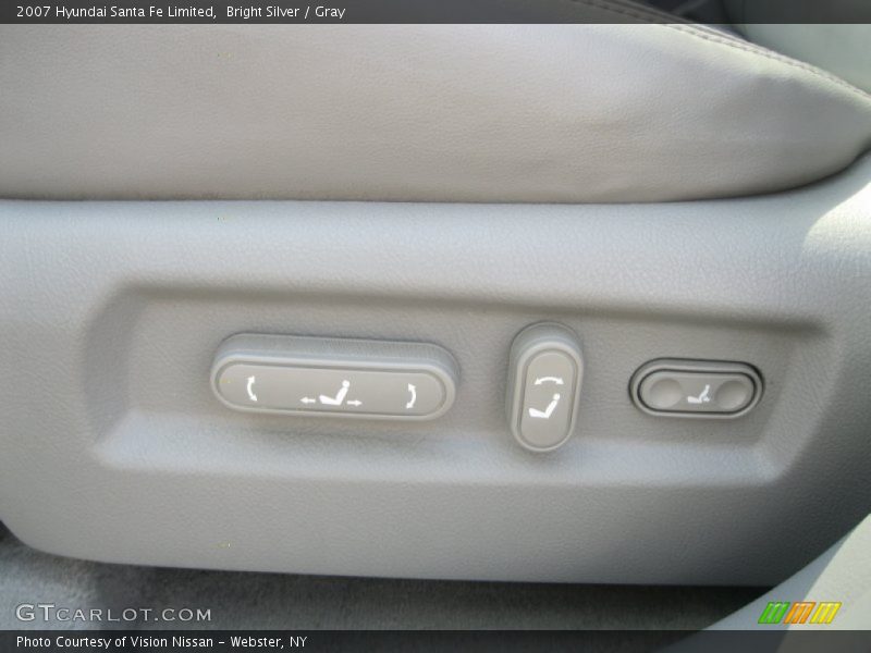 Bright Silver / Gray 2007 Hyundai Santa Fe Limited