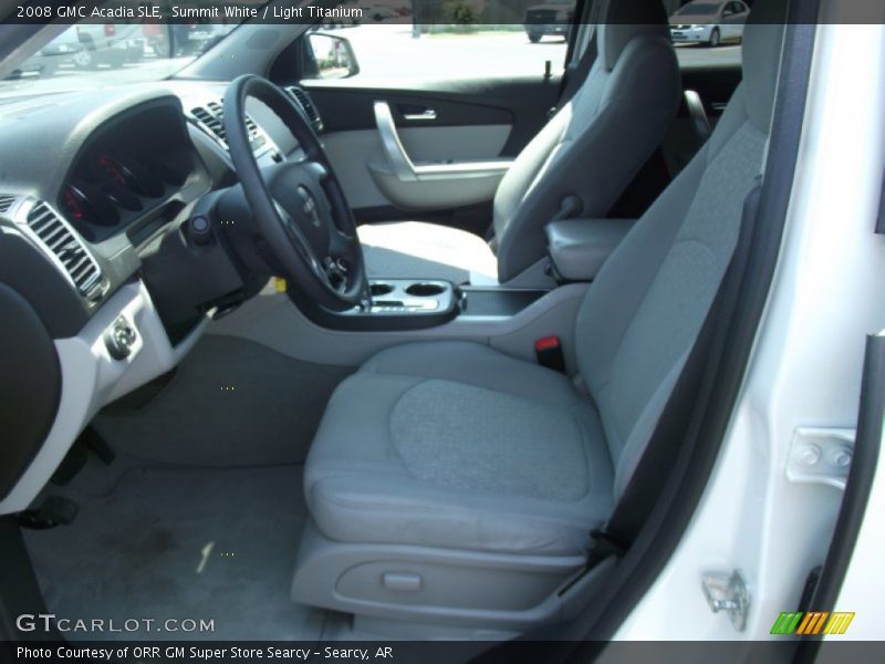 Summit White / Light Titanium 2008 GMC Acadia SLE