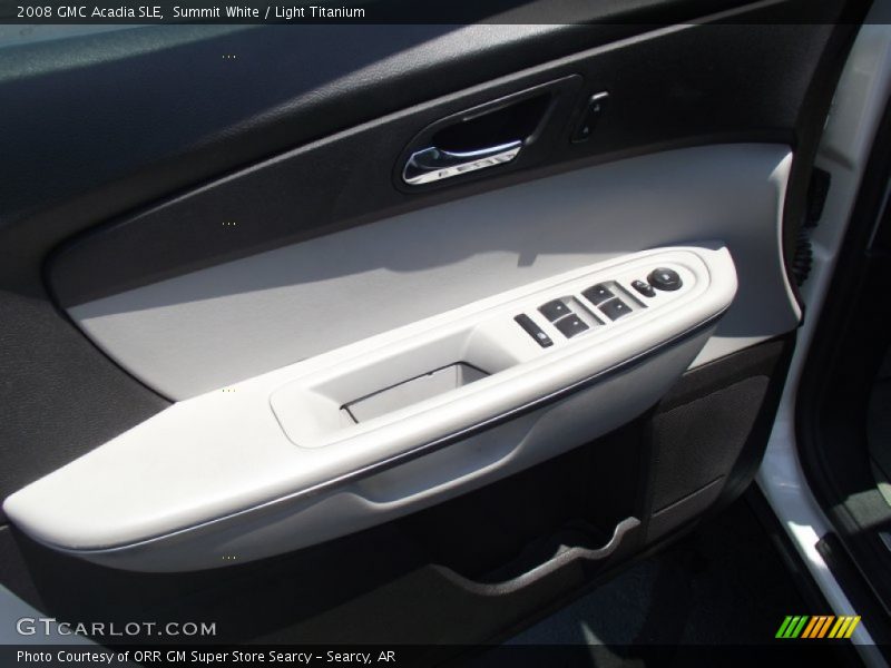 Summit White / Light Titanium 2008 GMC Acadia SLE