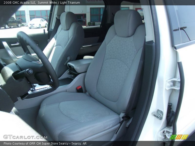 Summit White / Light Titanium 2008 GMC Acadia SLE