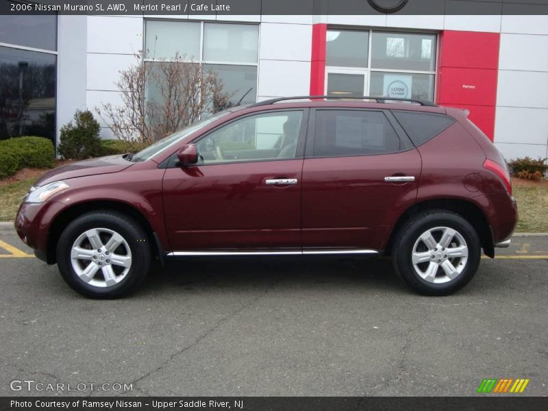 Merlot Pearl / Cafe Latte 2006 Nissan Murano SL AWD