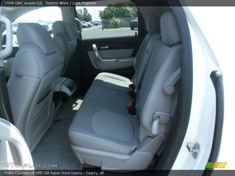Summit White / Light Titanium 2008 GMC Acadia SLE