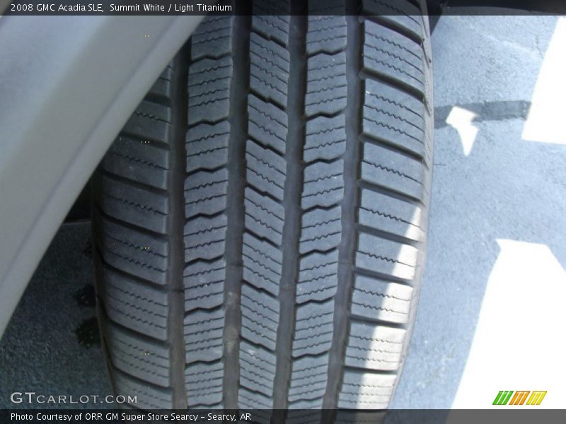 Summit White / Light Titanium 2008 GMC Acadia SLE