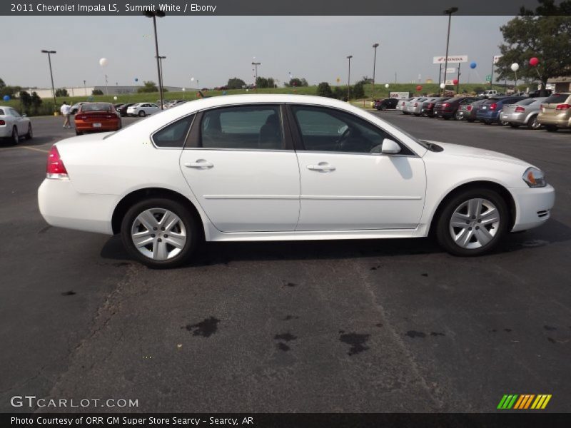 Summit White / Ebony 2011 Chevrolet Impala LS