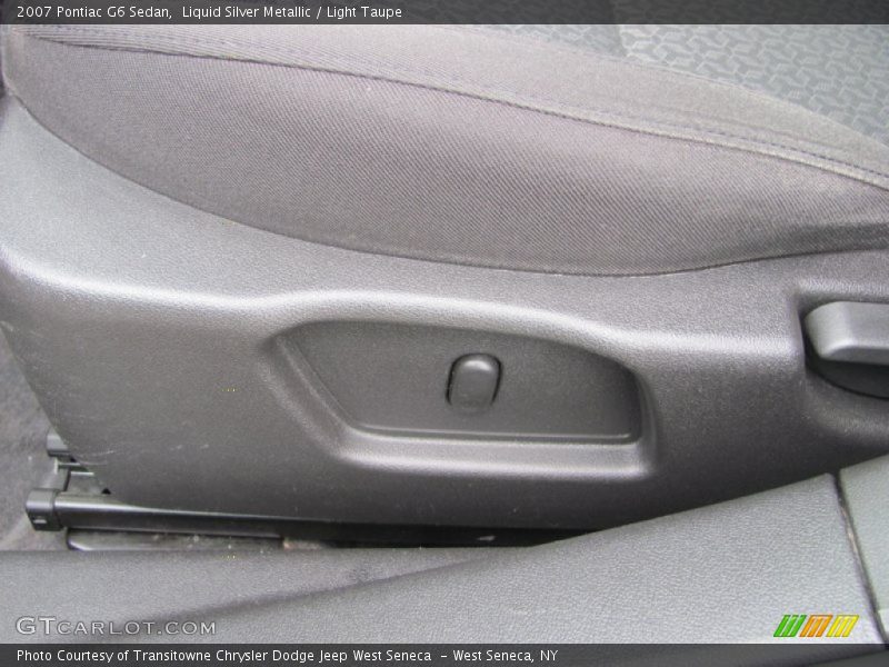 Liquid Silver Metallic / Light Taupe 2007 Pontiac G6 Sedan