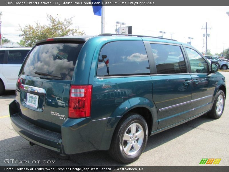Melbourne Green Pearl / Medium Slate Gray/Light Shale 2009 Dodge Grand Caravan SXT