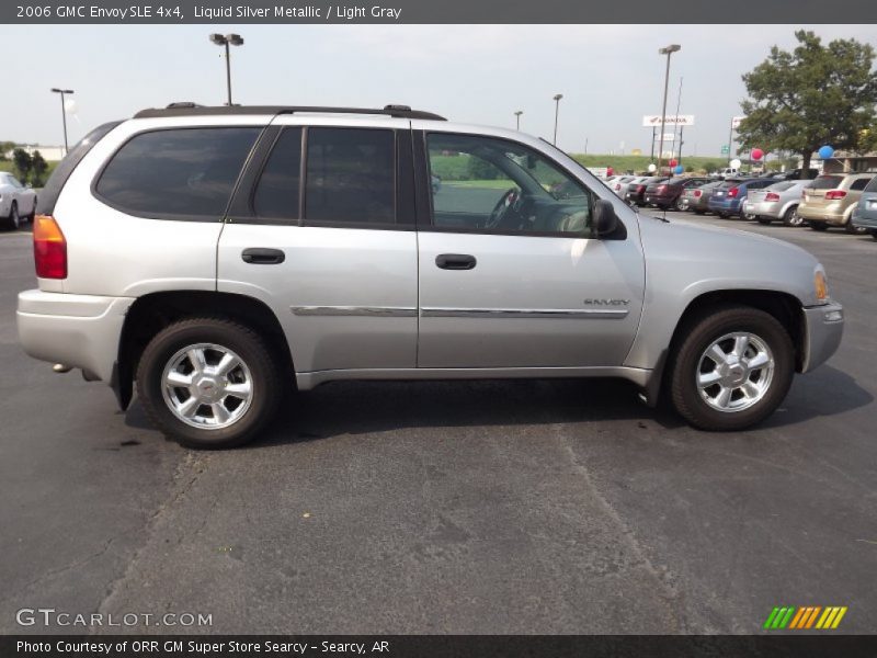 Liquid Silver Metallic / Light Gray 2006 GMC Envoy SLE 4x4