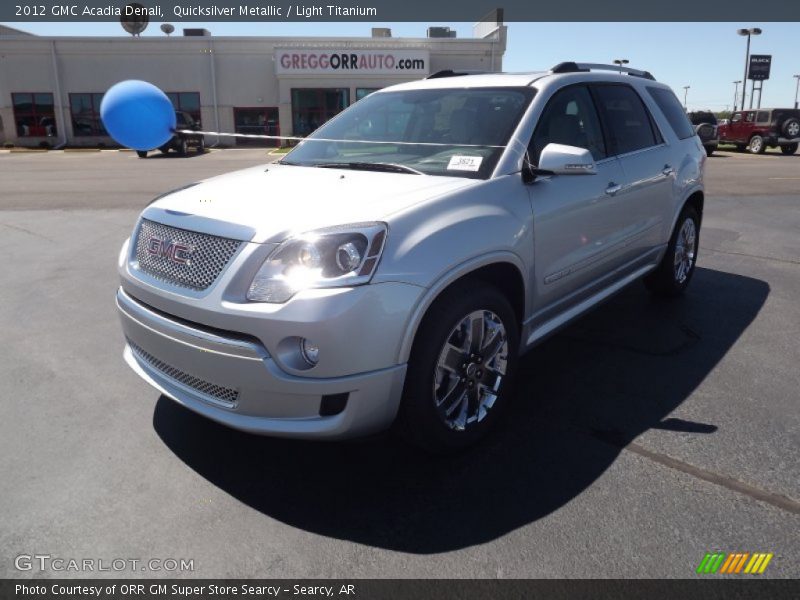 Quicksilver Metallic / Light Titanium 2012 GMC Acadia Denali