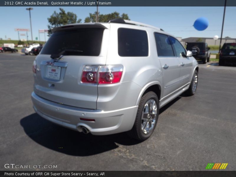 Quicksilver Metallic / Light Titanium 2012 GMC Acadia Denali