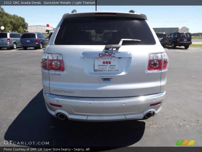 Quicksilver Metallic / Light Titanium 2012 GMC Acadia Denali