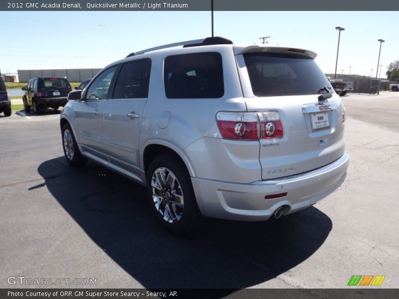 Quicksilver Metallic / Light Titanium 2012 GMC Acadia Denali