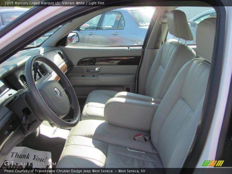 Vibrant White / Light Flint 2005 Mercury Grand Marquis LS