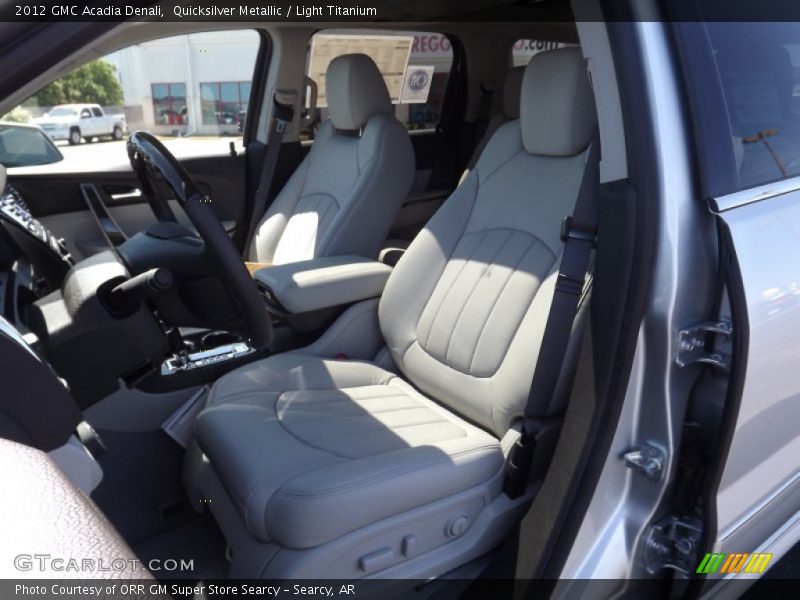  2012 Acadia Denali Light Titanium Interior