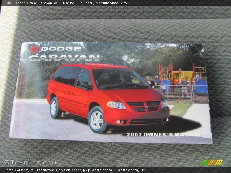 Marine Blue Pearl / Medium Slate Gray 2007 Dodge Grand Caravan SXT