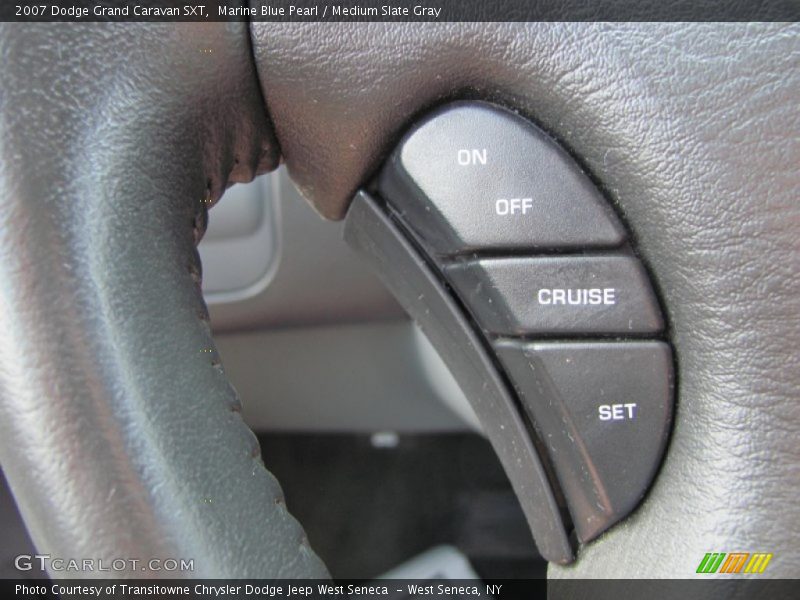 Marine Blue Pearl / Medium Slate Gray 2007 Dodge Grand Caravan SXT