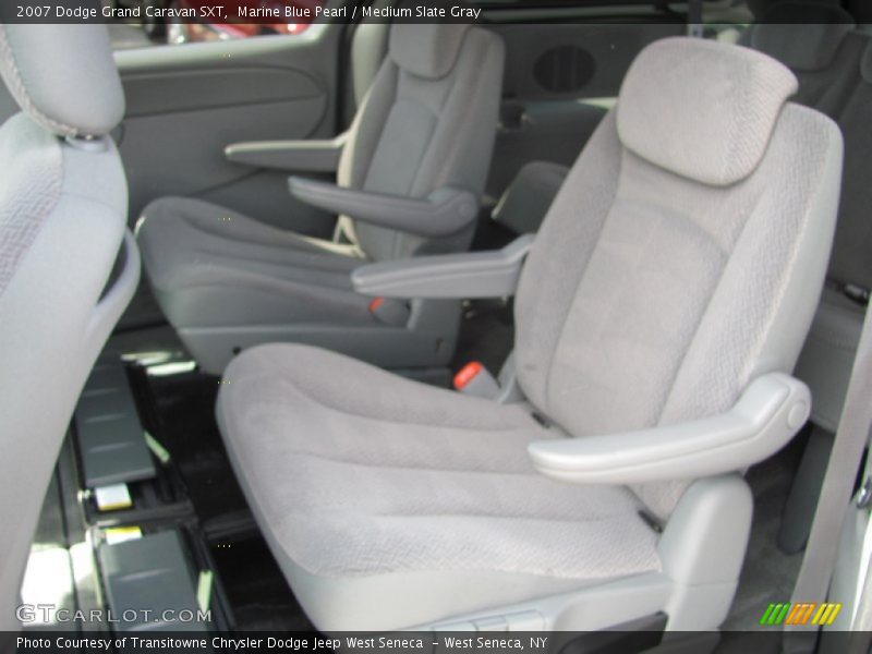 Marine Blue Pearl / Medium Slate Gray 2007 Dodge Grand Caravan SXT