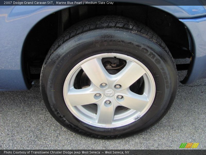 Marine Blue Pearl / Medium Slate Gray 2007 Dodge Grand Caravan SXT