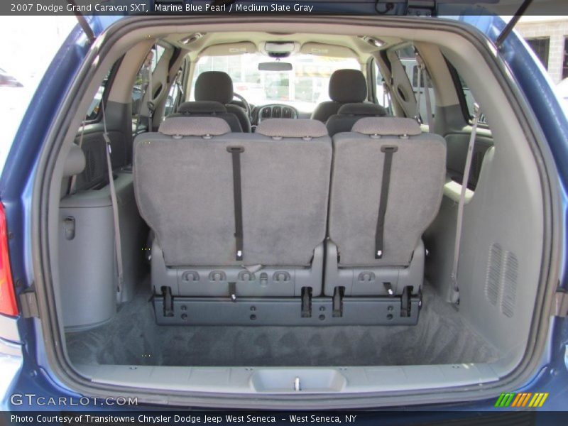 Marine Blue Pearl / Medium Slate Gray 2007 Dodge Grand Caravan SXT