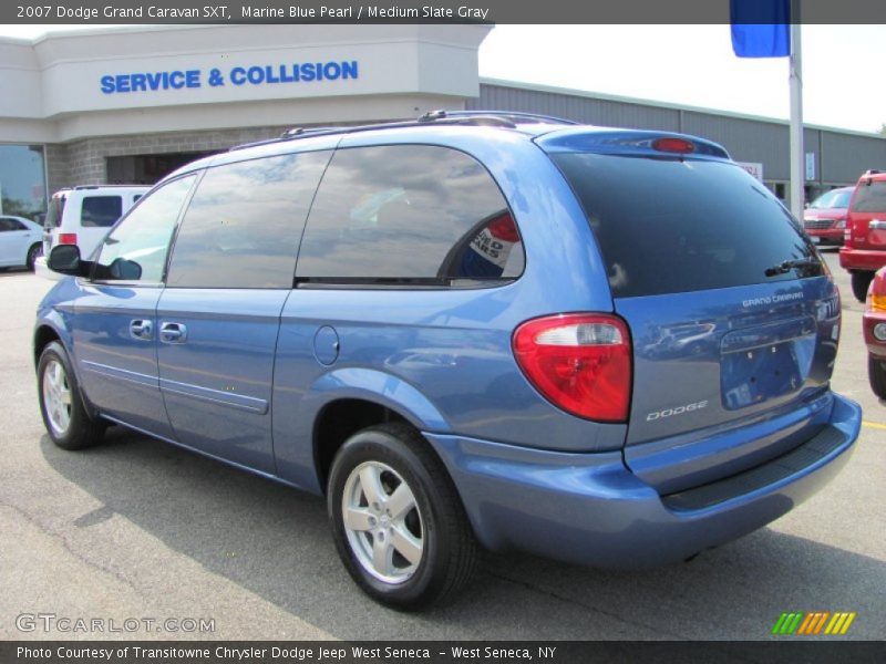 Marine Blue Pearl / Medium Slate Gray 2007 Dodge Grand Caravan SXT