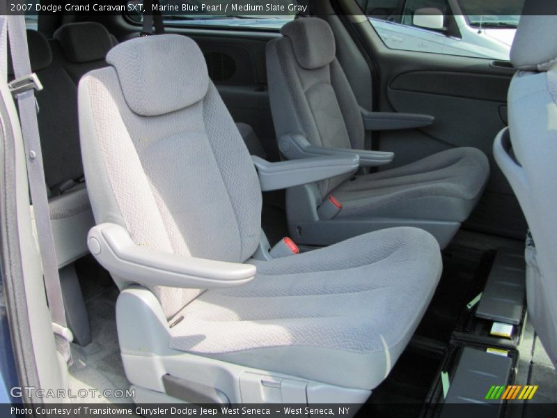 Marine Blue Pearl / Medium Slate Gray 2007 Dodge Grand Caravan SXT