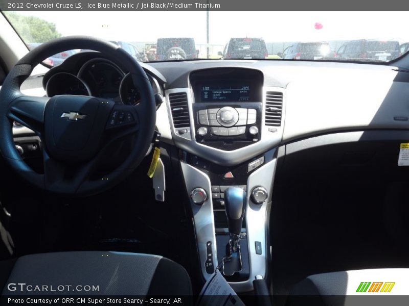 Ice Blue Metallic / Jet Black/Medium Titanium 2012 Chevrolet Cruze LS