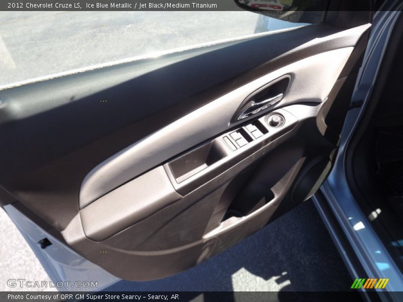 Ice Blue Metallic / Jet Black/Medium Titanium 2012 Chevrolet Cruze LS