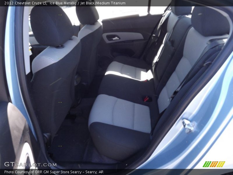Ice Blue Metallic / Jet Black/Medium Titanium 2012 Chevrolet Cruze LS