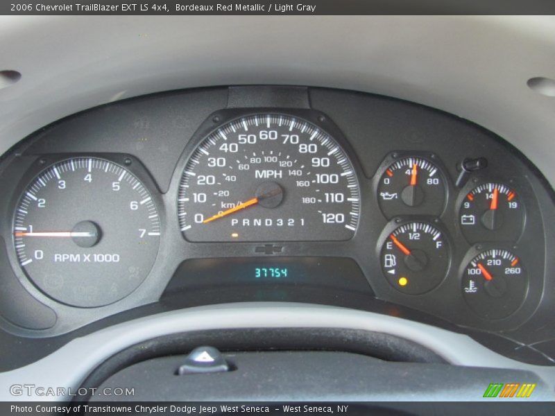 Bordeaux Red Metallic / Light Gray 2006 Chevrolet TrailBlazer EXT LS 4x4
