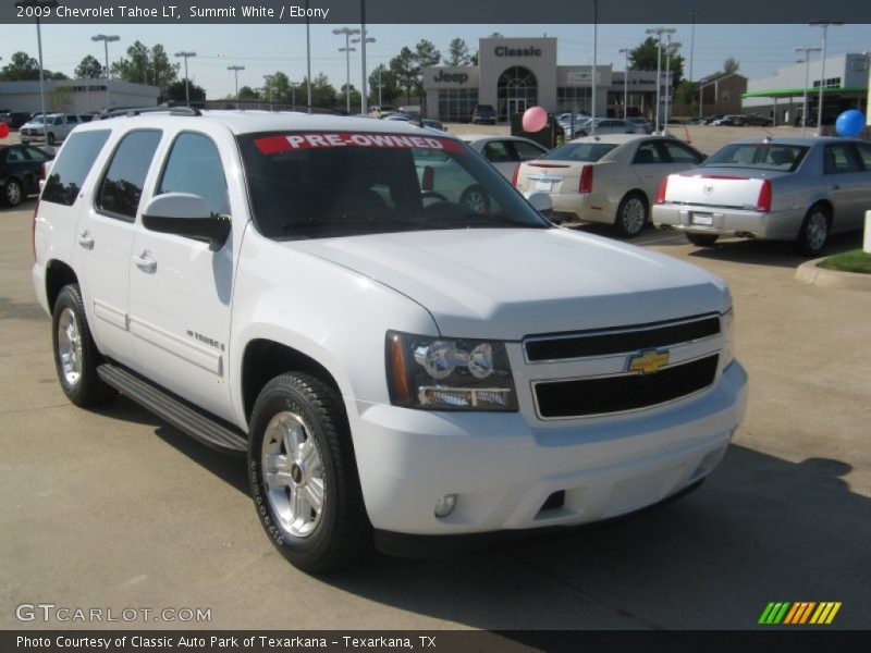 Summit White / Ebony 2009 Chevrolet Tahoe LT