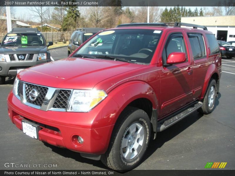 Red Brawn / Graphite 2007 Nissan Pathfinder SE 4x4