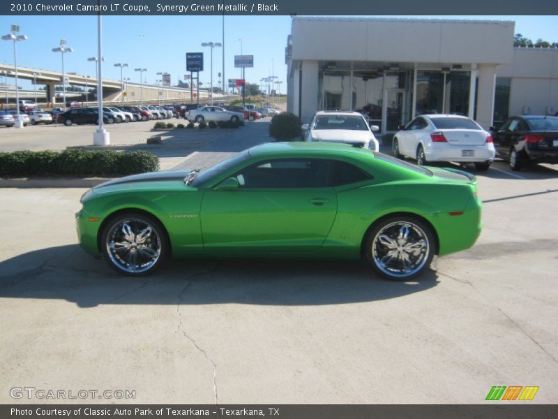 Synergy Green Metallic / Black 2010 Chevrolet Camaro LT Coupe