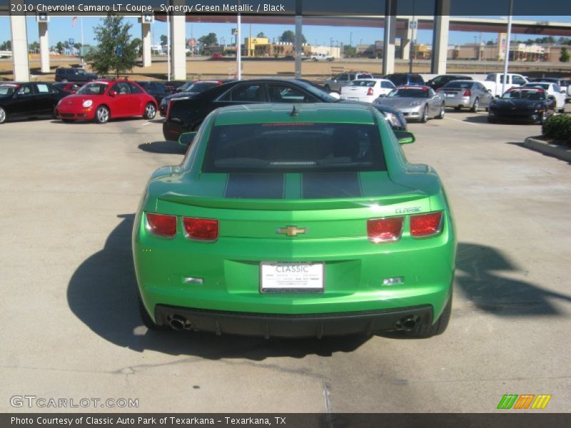 Synergy Green Metallic / Black 2010 Chevrolet Camaro LT Coupe