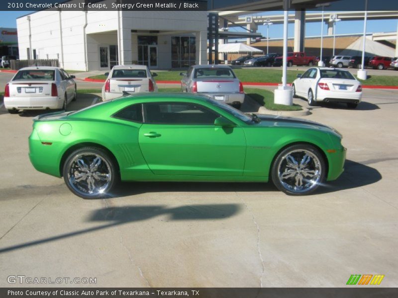 Synergy Green Metallic / Black 2010 Chevrolet Camaro LT Coupe