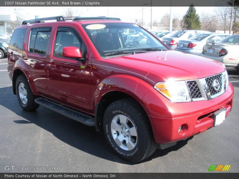 Red Brawn / Graphite 2007 Nissan Pathfinder SE 4x4