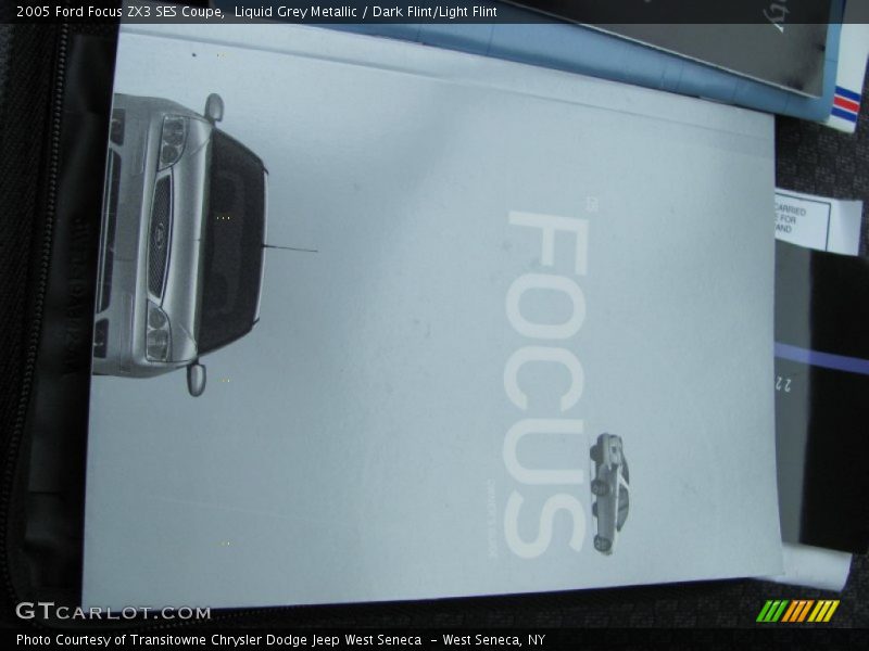 Liquid Grey Metallic / Dark Flint/Light Flint 2005 Ford Focus ZX3 SES Coupe