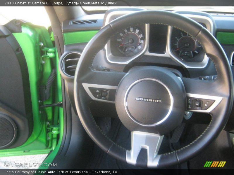 Synergy Green Metallic / Black 2010 Chevrolet Camaro LT Coupe